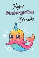 Meine Kindergartenfreunde: A5 Freundebuch / Kindergartenfreundebuch / Meine Kindergartenfreunde f�r M�dchen und Jungen im Kindergarten 1077263988 Book Cover