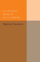 Algebraic Equations 1017451869 Book Cover