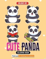 Cute Panda Coloring Book Playful Palette of Animal Delight: Joyful Artistry in Every Stroke B0CP9XGLHQ Book Cover