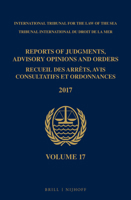 Reports of Judgments, Advisory Opinions and Orders/ Receuil des arrets, avis consultatifs et ordonnances, Volume 17 (2017) (Reports of Judgments ... et Ordonnances) 9004369422 Book Cover