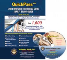 QuickPass? 2018 Uniform Plumbing Code (UPC)? Study Guide 1622702093 Book Cover