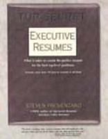 Top Secret Executive Resumes 1564144313 Book Cover