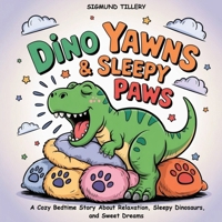 Dino Yawns & Sleepy Paws: A Cozy Bedtime Story About Relaxation, Sleepy Dinosaurs, and Sweet Dreams (Bedtime Stories for Kids Ages 4-8) B0F5Z32G2N Book Cover