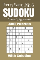 Very Easy Sudoku Nr.6: 480 puzzles with solution 1695737776 Book Cover