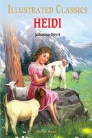 Heidi : illustrated Abridged Children Classics English Novel with Review Questions 9354402348 Book Cover