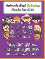 Animals best coloring books for kids: Big Activity Workbook for kids, grils & boys, animals coloring book B08JDTMMHP Book Cover