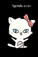 Agenda 2020: Hebdomadaire 1 Semaine par page Format A5 | Janvier 2020 à Décembre 2020 | Planificateur Organiseur Semainier avec Calendrier et Carnet ... Pour les Amoureux des Chats (French Edition) 1679627945 Book Cover