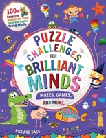 Puzzle Challenges for Brilliant Minds Mazes, Games, and More 1958350389 Book Cover