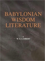 Babylonian Wisdom Literature 0931464943 Book Cover