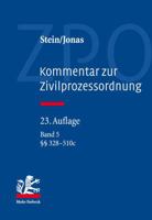 Kommentar Zur Zivilprozessordnung: Band 5: 328-510b 3161529006 Book Cover