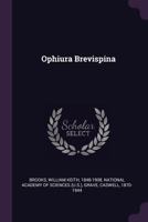 Ophiura Brevispina 1378116658 Book Cover