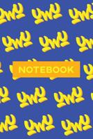 Notebook: Uwu Cuteness Overload Yellow Orange Typography Meme 1091327114 Book Cover