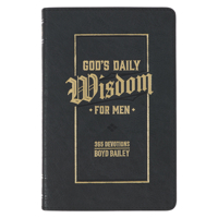 God's Daily Wisdom for Men 365 Devotions Faux Leather 1639522913 Book Cover