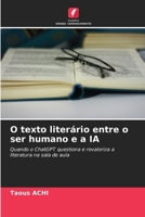 O texto literário entre o ser humano e a IA 6630135520 Book Cover