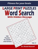 Fitness for Your Brain: Word Search with Hidden Message: Train Your Brain Anywhere, Anytime! - 102 Puzzles for Adults and Seniors 1794383271 Book Cover