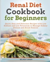 Renal Diet Cookbook For Beginners: Quick, Easy and Delicious Recipes with Low Sodium and Low Potassium to Manage Kidney Disease and Avoid Dialysis B08PRSWGS9 Book Cover