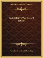 Technology's War Record 110466013X Book Cover
