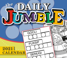 2021 The Daily Jumble® Boxed Daily Calendar 1531910912 Book Cover