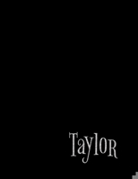 Taylor Simple Design Grid Pages  Business Blank Notebook | Taylor Christmas Notebook Gift Premium Notebook 2020 1712043315 Book Cover