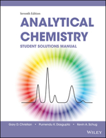 Analytical Chemistry, Student Solutions Manual 0471309788 Book Cover