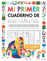 Mi primer cuaderno de escritura: Aprender a leer y escribir el abecedario y los números es fácil y divertido con este libro de actividades de repasar ... | Números del 1 al 20 B088VSTSQB Book Cover