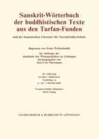 Sanskrit-Worterbuch Der Buddhistischen Texte Aus Den Turfan-Funden. Lieferung 26: Su-Sikta / Hlada-Kara. Nachtrage Zu A-, An- / Akusala-Mula 3525261403 Book Cover