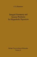 Integral Geometry and Inverse Problems for Hyperbolic Equations 354006429X Book Cover