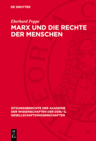Marx Und Die Rechte Der Menschen 3112737369 Book Cover