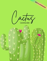 Cactus Coloring Book: Excellent Stress Relieving Coloring Book for Cactus Lovers Succulents Coloring Designs for Relaxation (Volume 2) B084DHGTRR Book Cover