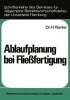Ablaufplanung Bei Fliessfertigung 3409344217 Book Cover