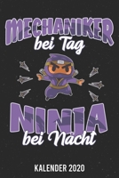 Kalender 2020: Mechaniker Ninja A5 Kalender Planer für ein erfolgreiches Jahr - 110 Seiten (German Edition) 1671704509 Book Cover