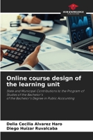 Online course design of the learning unit 6207514378 Book Cover