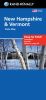 Rand McNally Easy to Fold: New Hampshire & Vermont Laminated Map 052802616X Book Cover