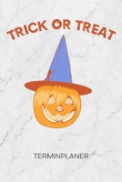 Terminplaner: Kinder Kalender Halloweenparty Terminkalender - K�rbislaterne Wochenplaner Halloween Streich Wochenplanung S��es oder Saures Taschenkalender Halloweenkost�m To-Do Liste Termine 1672686598 Book Cover
