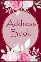 Address Book: Perfect for Keeping Track of Addresses, Email, Mobile, Work & Home Phone Numbers B0849Y34DM Book Cover