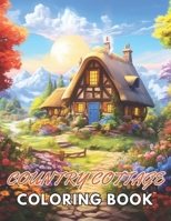 Country Cottage Coloring Book For Adults: New and Exciting Designs Suitable for All Ages B0CPBWVMQ9 Book Cover