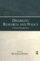 Disability Research and Policy: Current Perspectives 1138004146 Book Cover