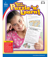 Bible Story Puzzle ’n’ Learn!, Grades 3 - 4 1604182741 Book Cover