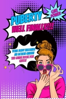 Puberty...well finally!!! Your body becomes an action queen! the guide book for girls!: growing up book for children about the body, social environment, nutrition, love, period and much more. B0CNV1N5TP Book Cover