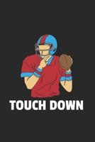 American Football Notizbuch: American Football Notizbuch f�r Liebhaber / Notizheft / Notizblock A5 (6x9in) Dotted Notebook / Punkteraster / 120 gepunktete Seiten 1678725390 Book Cover