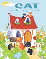 CAT: CAT COLORING BOOK: ADORABLE CATS CARTOON FOR KIDS! B0991C7G4X Book Cover