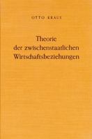 Theorie Der Zwischenstaatlichen Wirtschaftsbeziehungen 3428008332 Book Cover