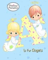 A Is for Angels (Precious Moments Golden Books) 0375825959 Book Cover