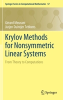 Krylov Methods for Nonsymmetric Linear Systems: From Theory to Computations 3030552500 Book Cover