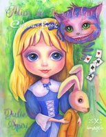 Alice in Wonderland: A Whimsical Coloring Book for Adults 8409313588 Book Cover