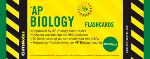CliffsNotes AP Biology Flashcards 0470282819 Book Cover