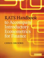 Rats Handbook to Accompany Introductory Econometrics for Finance 0521896959 Book Cover