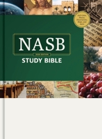 NASB Study Bible, Hardcover, Full-Color, Red Letter, Study Notes and Commentary, Illustrations, Bool Introductions, Articles, Word Studies, Outlines, Timelines, Maps B0F7FHJM75 Book Cover