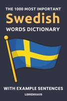 The 1000 Most Important Swedish Words Dictionary: Learn New Vocabulary With Example Sentences - Organized by Topics - For Beginners B0CN5FLP6F Book Cover