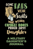 Some Dads Wear Suits, Mine Wears Combat Boots - Proud Army Daughter - A Military Daughter's Journal: Daily Reflections and Gratitude Journal 1687780374 Book Cover